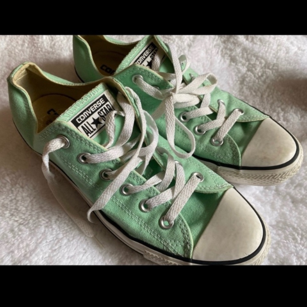 Mint Green Converse All star Sneakers